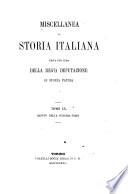 Miscellanea di storia italiana