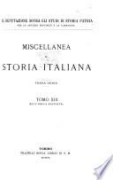 Miscellanea di storia italiana