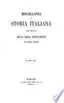 Miscellanea di storia italiana