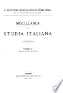 Miscellanea di storia italiana
