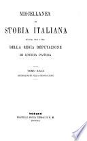 Miscellanea di storia italiana
