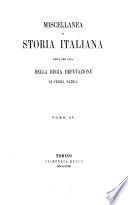 Miscellanea di storia italiana