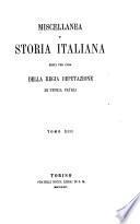 Miscellanea di storia italiana