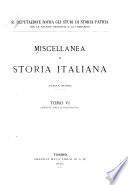 Miscellanea di storia italiana