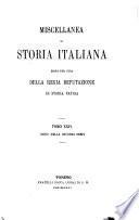 Miscellanea di storia italiana