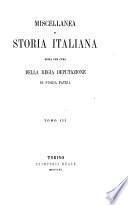 Miscellanea di storia italiana