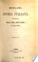 Miscellanea di storia italiana