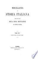 Miscellanea di storia italiana