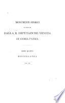 Miscellanea di storia veneta