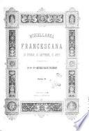 Miscellanea francescana di storia, di lettere, di arti