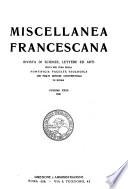 Miscellanea Francescana