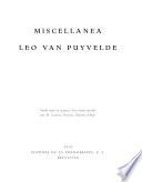 Miscellanea Leo van Puyvelde