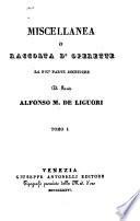 Miscellanea o raccolta d'operette