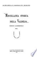 Miscellanea Storica della Valdelsa