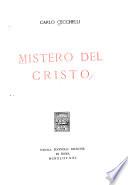 Mistero del Cristo
