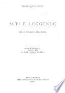Miti e leggende degli indigeni americani