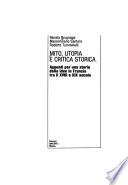 Mito, utopia e critica storica