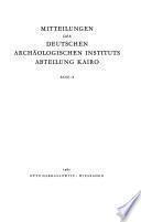 Mitteilungen Des Deutschen Archäologischen Instituts