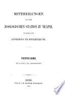 Mittheilungen aus der Zoologischen Station zu Neapel