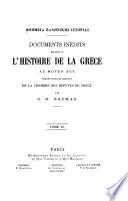 Mnemeia Hellenikes historias: Jacomo Barbarigo. Dispacci della guerra di Peloponneso (1465-1466) Guerra di Peloponneso. (1463-1466) Sigismondo Malatesta in Morea ... Discorso di Teodoro Spandugino Cantacusino. Andrea Duodo pro bello Peloponnensi. Bartolomeo Minio, Dispacci (1479-1483) Evenements historiques en Grece (1479-1497) Relationes provisorum. Antique memorie di Cerigo Etat de la Grece en 1533