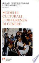 Modelli culturali e differenza di genere