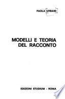 Modelli e teoria del racconto