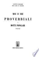 Modi di dire proverbiali e motti popolari italiani