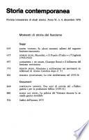 Momenti di storia del fascismo
