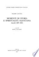 Momenti di storia e spiritualità olivetana