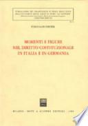 Momenti e figure nel diritto costituzionale in Italia e in Germania
