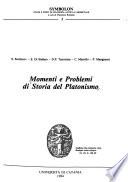 Momenti e problemi di storia del platonismo