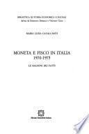 Moneta e fisco in Italia, 1970-1975