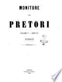 Monitore dei pretori periodico legale-amministrativo settimanale