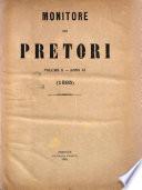 Monitore dei pretori periodico legale-amministrativo settimanale