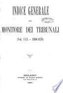 Monitore dei tribunali