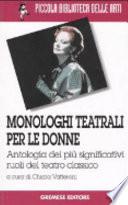 Monologhi teatrali per le donne