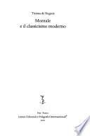 Montale e il classicismo moderno
