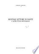 Montale lettore di Dante