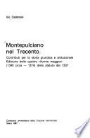 Montepulciano nel Trecento