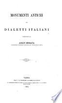 Monumenti antichi di dialetti italiani