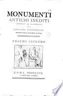 Monumenti antichi inediti spiegati ed illustrati da Giovanni Winckelmann