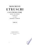 Monumenti Etruschi o di Etrusco nome