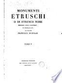 Monumenti etruschi o di etrusco nome
