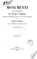 Monumenti piu ragguardevoli di tutti i popoli descritti ed effigiati secondo i piu autentici documenti per Ernesto Breton