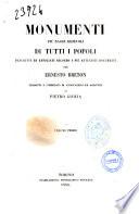 Monumenti piu ragguardevoli di tutti i popoli descritti ed effigiati secondo i piu autentici documenti per Ernesto Breton