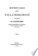 Monumenti scelti della Villa Borghese, descritti da A. Nibby