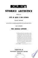Monumenti storici artistici della città di Aquila e suoi contorni