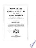 Monumenti storico-diplomatici degli archivi Ferrero-Ponziglione e di altre nobili case subalpine dalla fine del secolo XII al principio del XIX