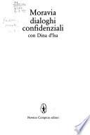 Moravia, dialoghi confidenziali