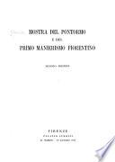 Mostra del Pontormo e del primo manierismo fiorentino